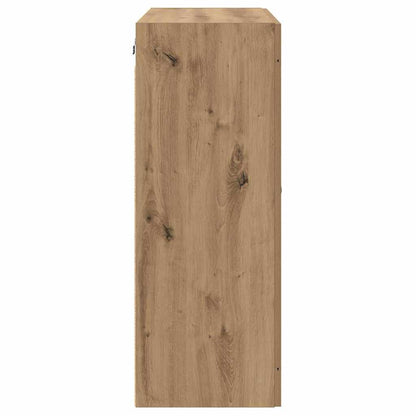 vidaXL Wandmontierter Schrank 2 pcs Artisan-Eiche 69,5 x 34 x 90 cm
