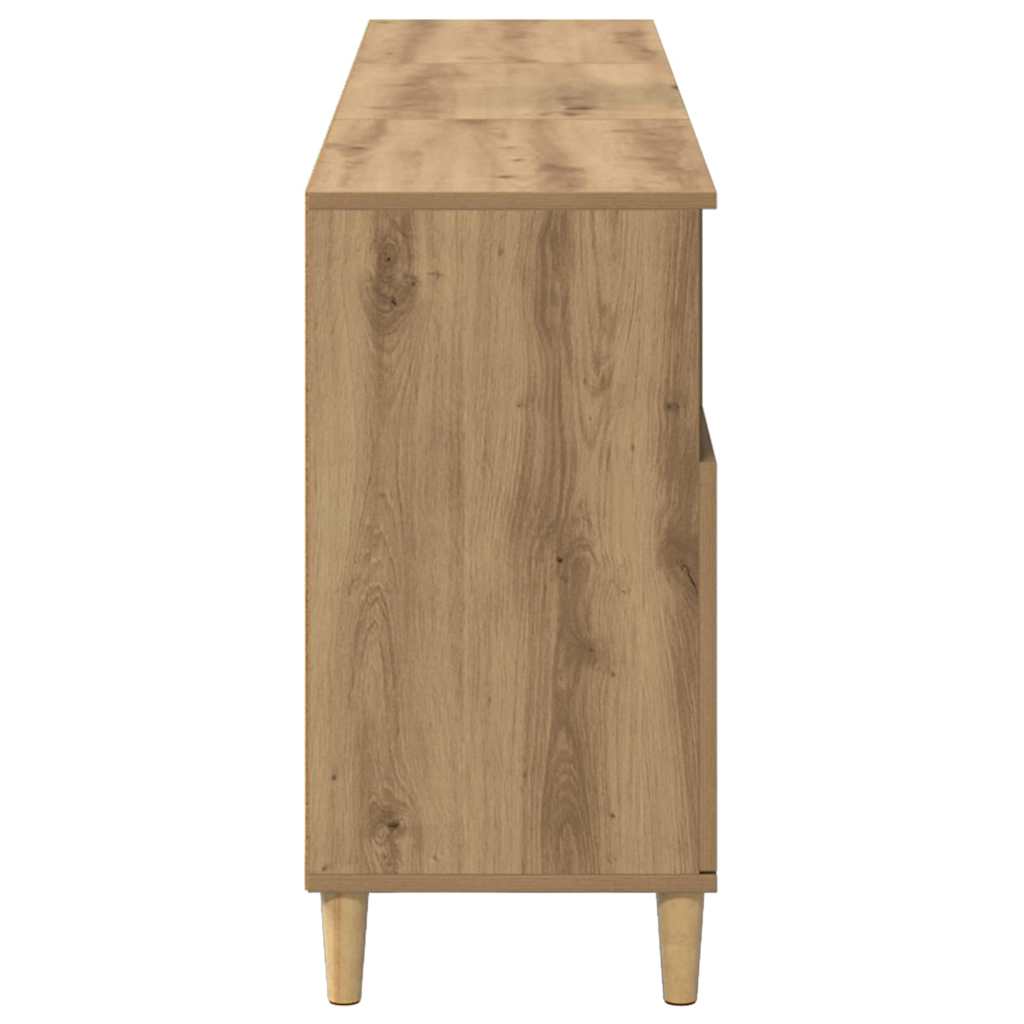 vidaXL Sideboards 3 pcs Artisan-Eiche 60 x 35 x 70 cm Holzwerkstoff