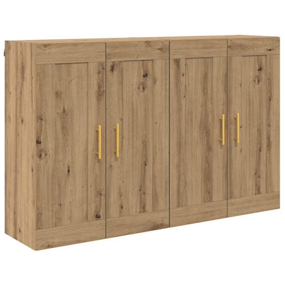 vidaXL Meuble mural 2 pcs Chêne artisan 69,5 x 34 x 90 cm