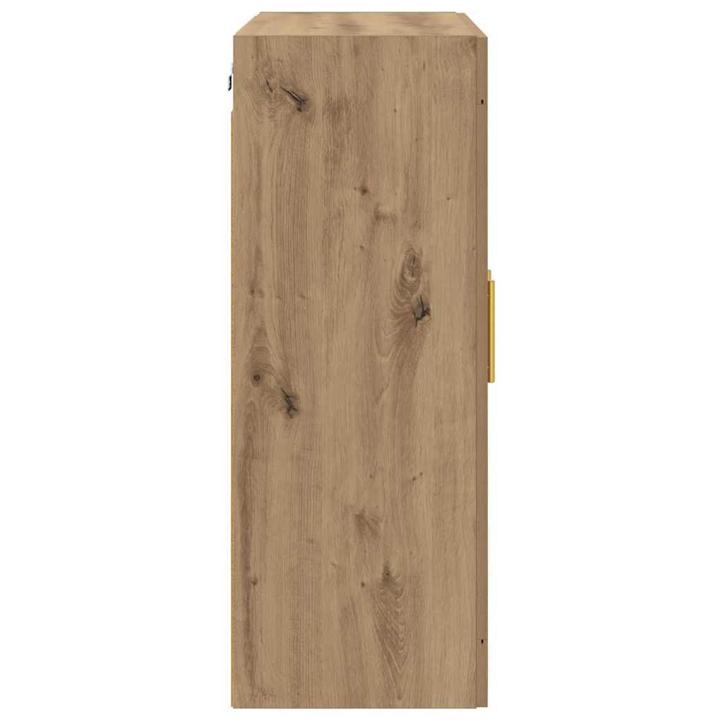 vidaXL Meuble mural 2 pcs Chêne artisan 69,5 x 34 x 90 cm