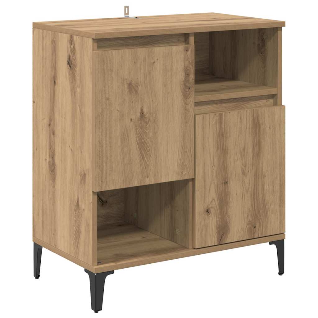Sideboards 3 pcs Artisan-Eiche 60 x 35 x 70 cm Holzwerkstoff