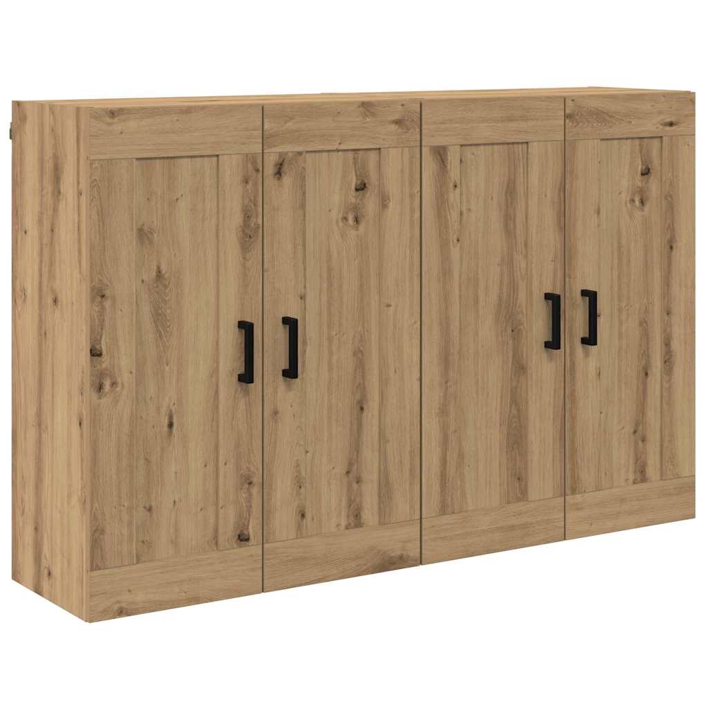 vidaXL Meuble mural 2 pcs Chêne artisanat 69,5 x 34 x 90 cm