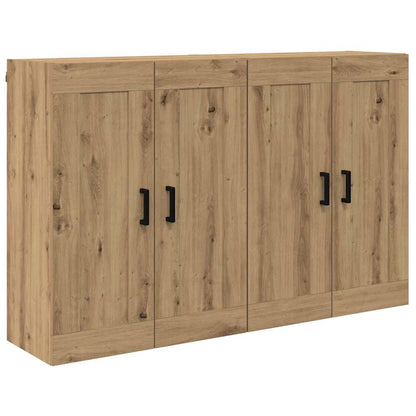 vidaXL Meuble mural 2 pcs Chêne artisanat 69,5 x 34 x 90 cm
