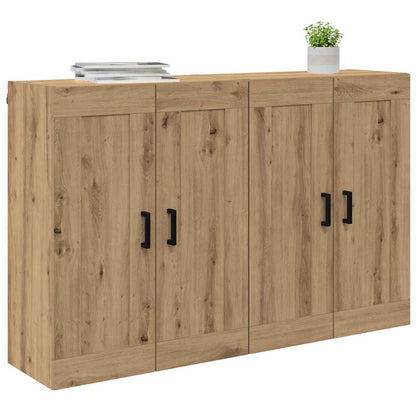 vidaXL Meuble mural 2 pcs Chêne artisanat 69,5 x 34 x 90 cm
