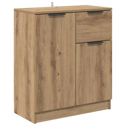 vidaXL Commodes 2 pcs Chêne artisan 60 x 30 x 70 cm Bois d'ingénierie