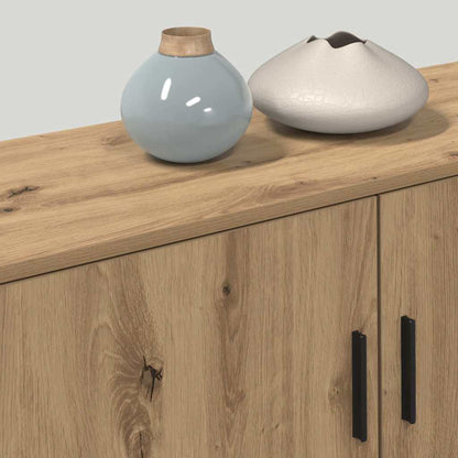 vidaXL Meuble TV mural - Ensemble de 3 pièces - Chêne artisan - 100 x 34,5 x 40 cm