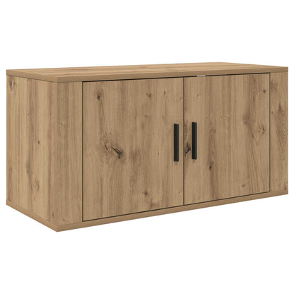 vidaXL Ensemble meuble TV mural 2 pcs chêne artisan 80 x 34,5 x 40 cm