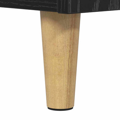 vidaXL Commodes 3 pcs Noir aspect chêne 60 x 35 x 70 cm