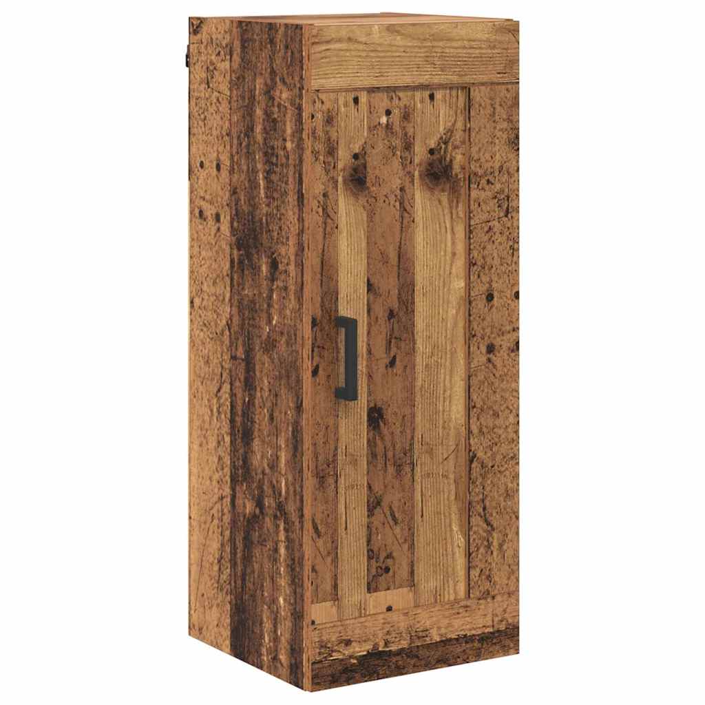 vidaXL Desserte en bois de récupération 34,5 x 34 x 180 cm, bois d'ingénierie