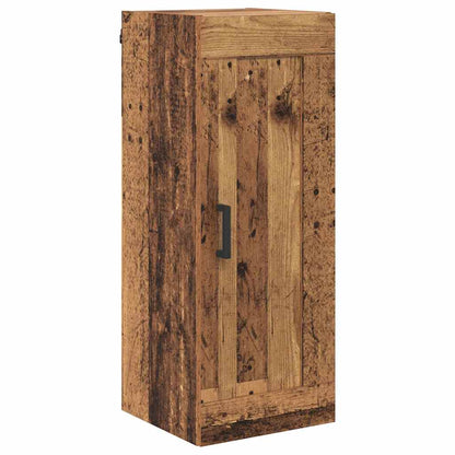 vidaXL Desserte en bois de récupération 34,5 x 34 x 180 cm, bois d'ingénierie