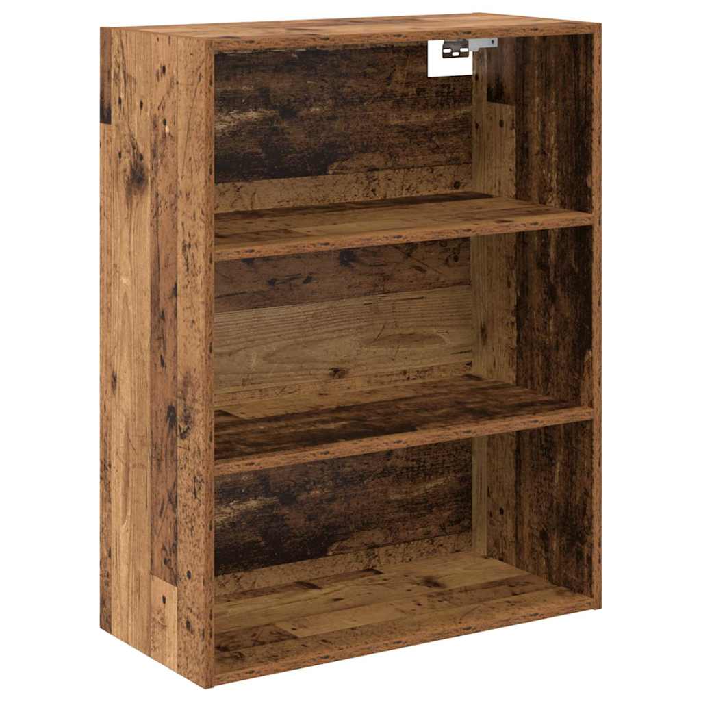 vidaXL Meuble haut en bois de récupération 69,5 x 32,5 x 180 cm, bois d'ingénierie