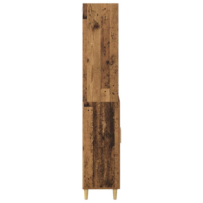 vidaXL Meuble haut en bois de récupération 69,5 x 32,5 x 180 cm, bois d'ingénierie