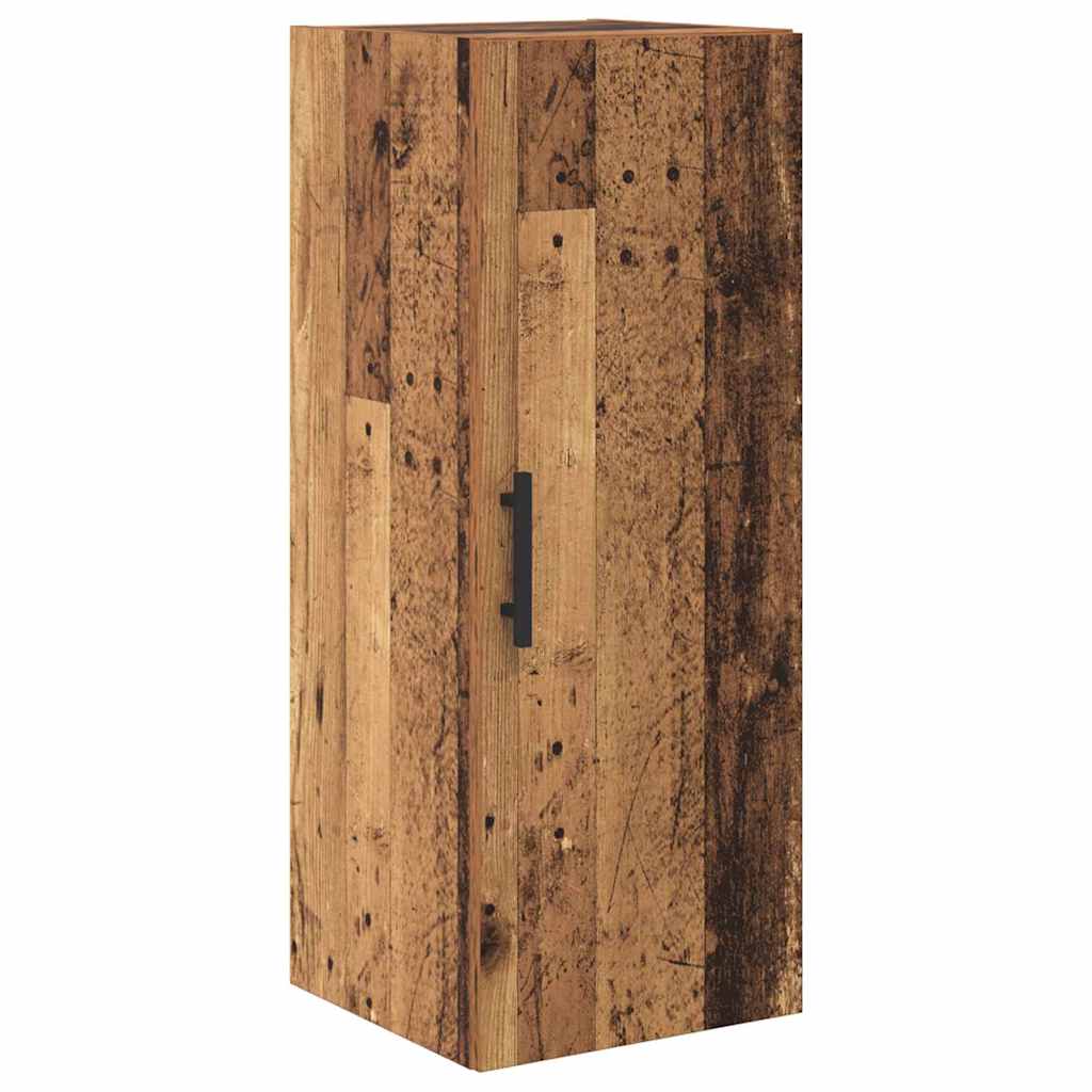 vidaXL Armoire haute en bois de récupération 34,5 x 34 x 180 cm Bois d'ingénierie