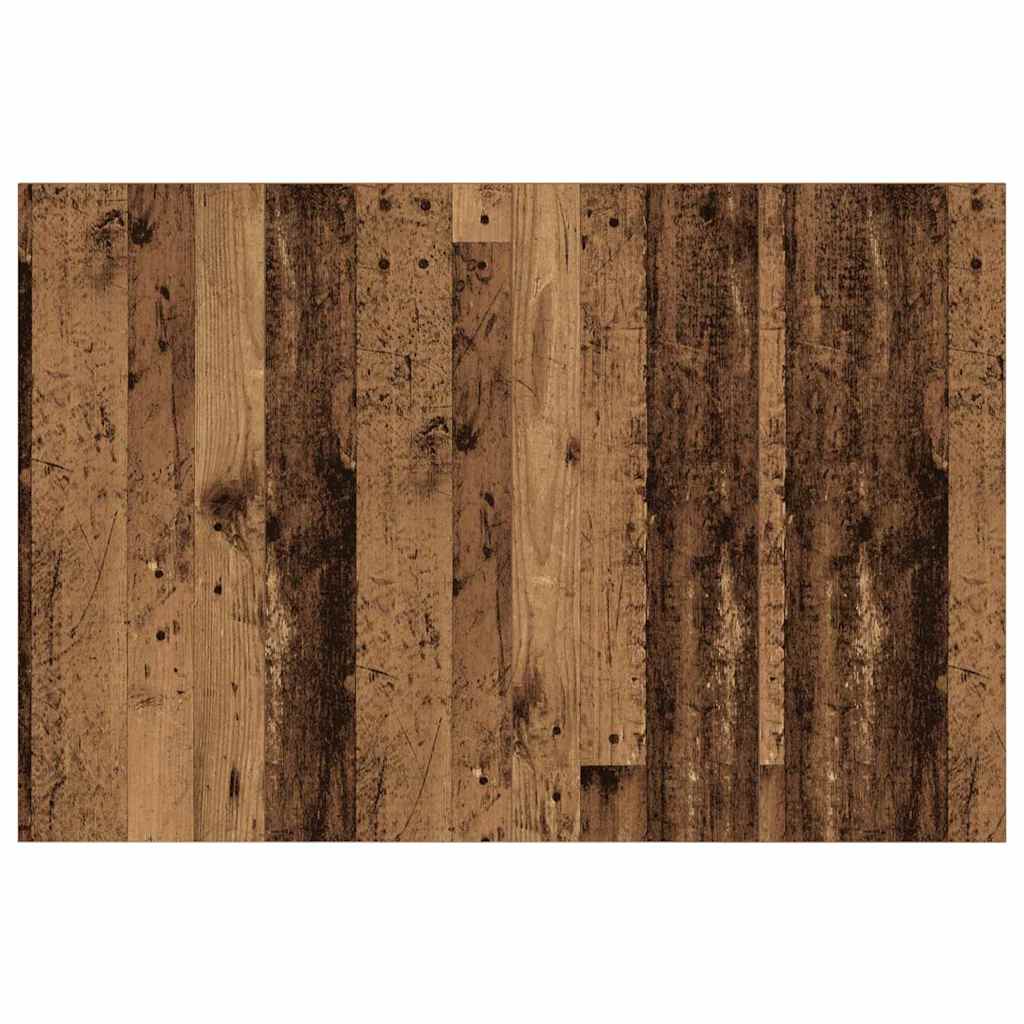 Kopfteil mit Schrank mit Schubladen 3 pcs Altholz Holzwerkstoff