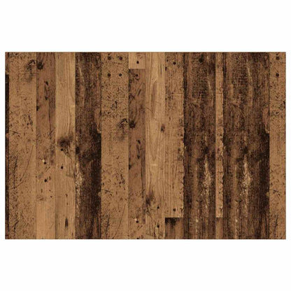 Kopfteil mit Schrank mit Schubladen 3 pcs Altholz Holzwerkstoff