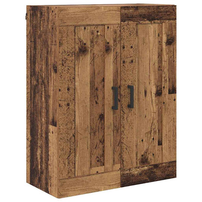 vidaXL Highboard 2 pcs Altholz Holzwerkstoff