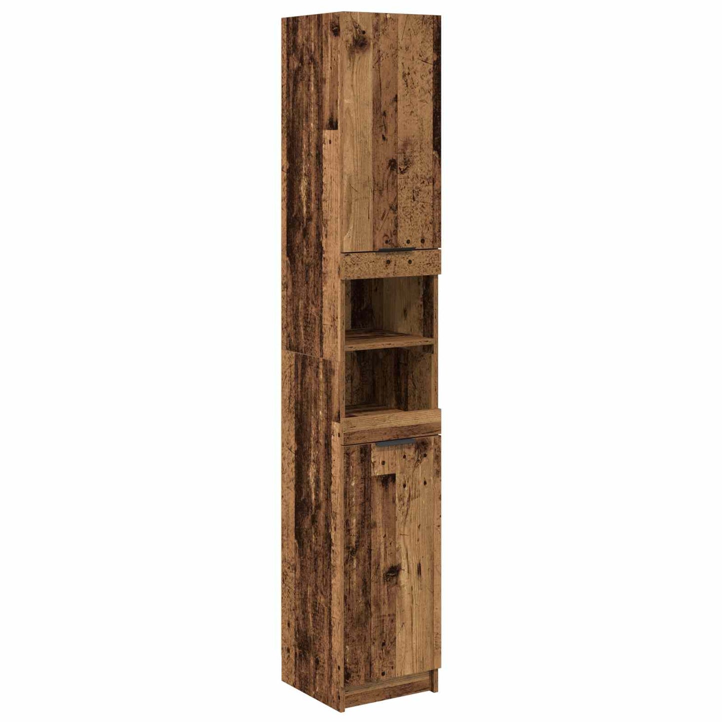 vidaXL Badezimmermöbel-Set mit Schubladen 5 pcs Altholz Holzwerkstoff