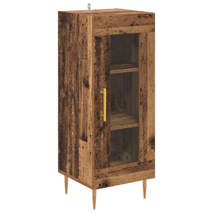 vidaXL Highboard 2 pcs Altholz Holzwerkstoff