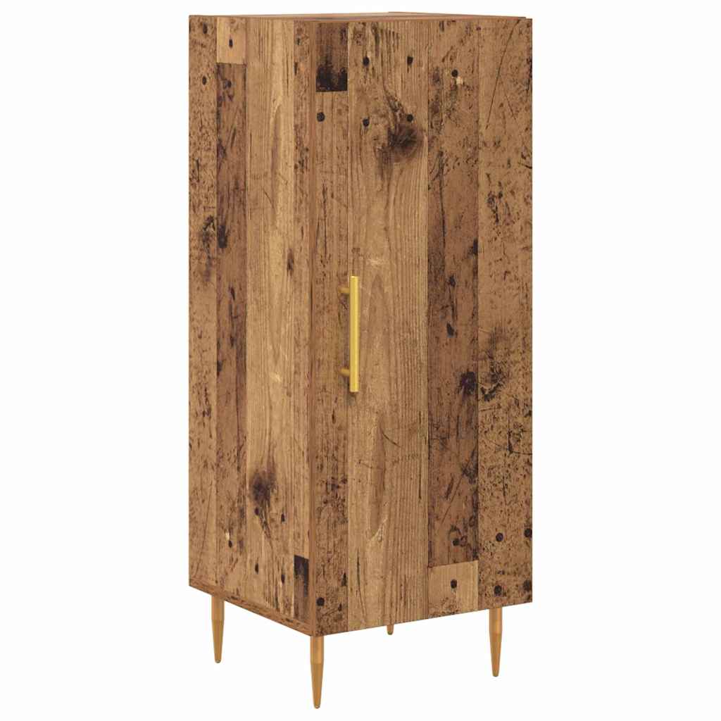 Highboard 2 pcs Altholz Holzwerkstoff