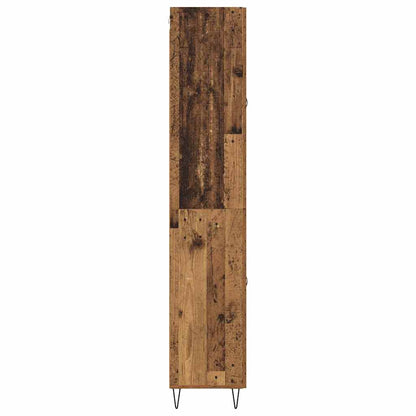 vidaXL Highboard Altholz 69,5 x 34 x 180 cm Holzwerkstoff