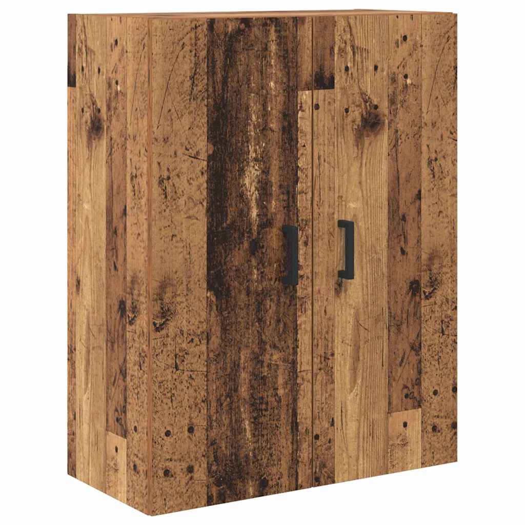 vidaXL Highboard Wandmontiert Altholz 69,5 x 34 x 180 cm Holzwerkstoff