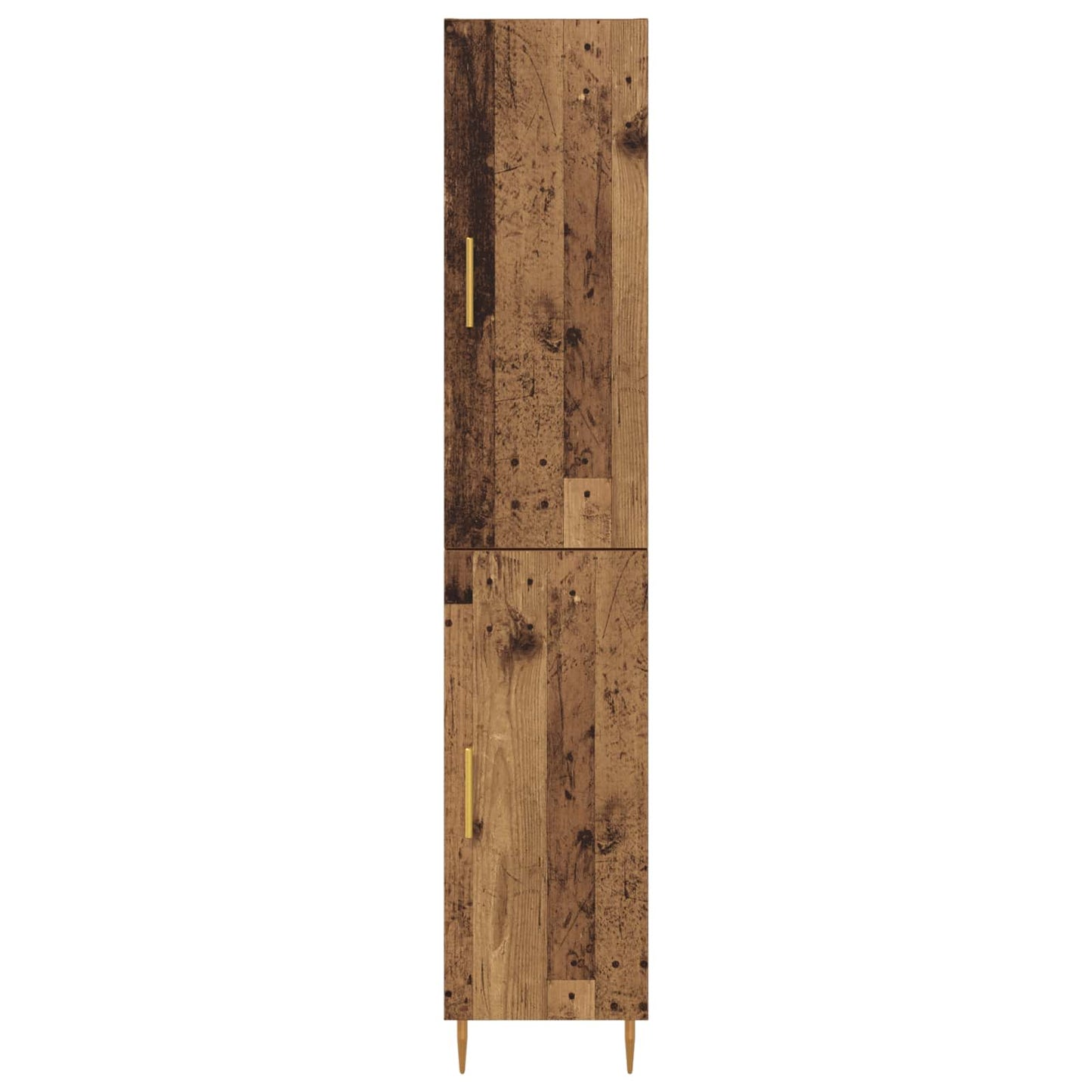 vidaXL Highboard 2 pcs Altholz Holzwerkstoff