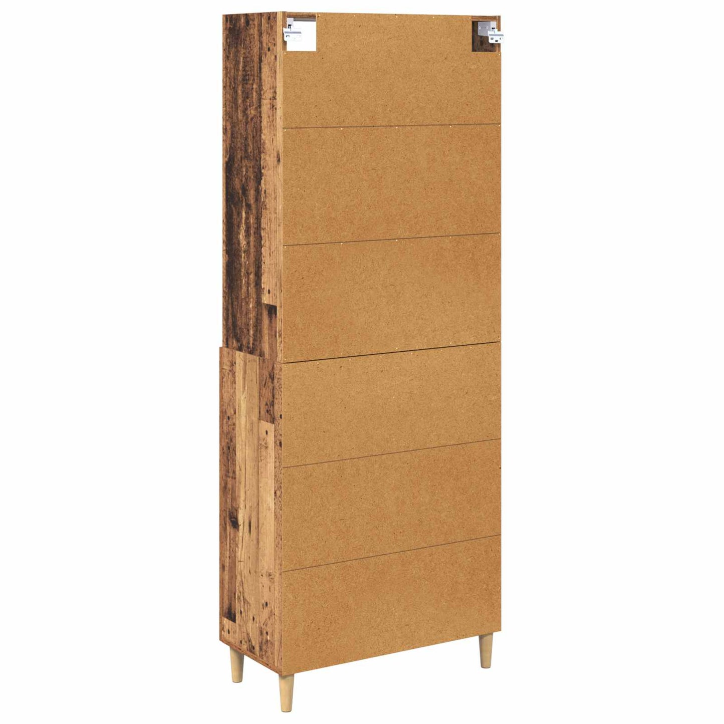 vidaXL Meuble haut en bois de récupération 69,5 x 32,5 x 180 cm, bois d'ingénierie