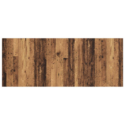 Kopfteil mit Schrank mit Schubladen 3 pcs Altholz Holzwerkstoff