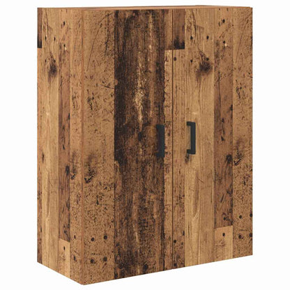vidaXL Highboard Wandmontiert Altholz 69,5 x 34 x 180 cm Holzwerkstoff