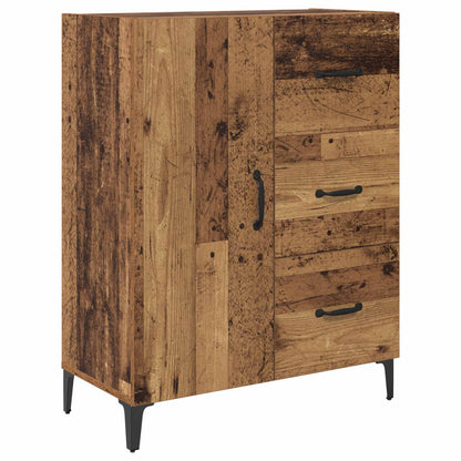 Highboard Altholz 69,5 x 34 x 180 cm Holzwerkstoff