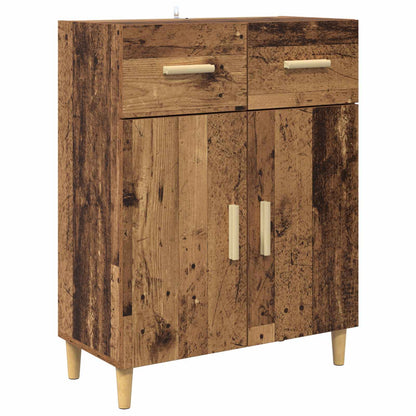 vidaXL Meuble haut en bois de récupération 69,5 x 32,5 x 180 cm, bois d'ingénierie