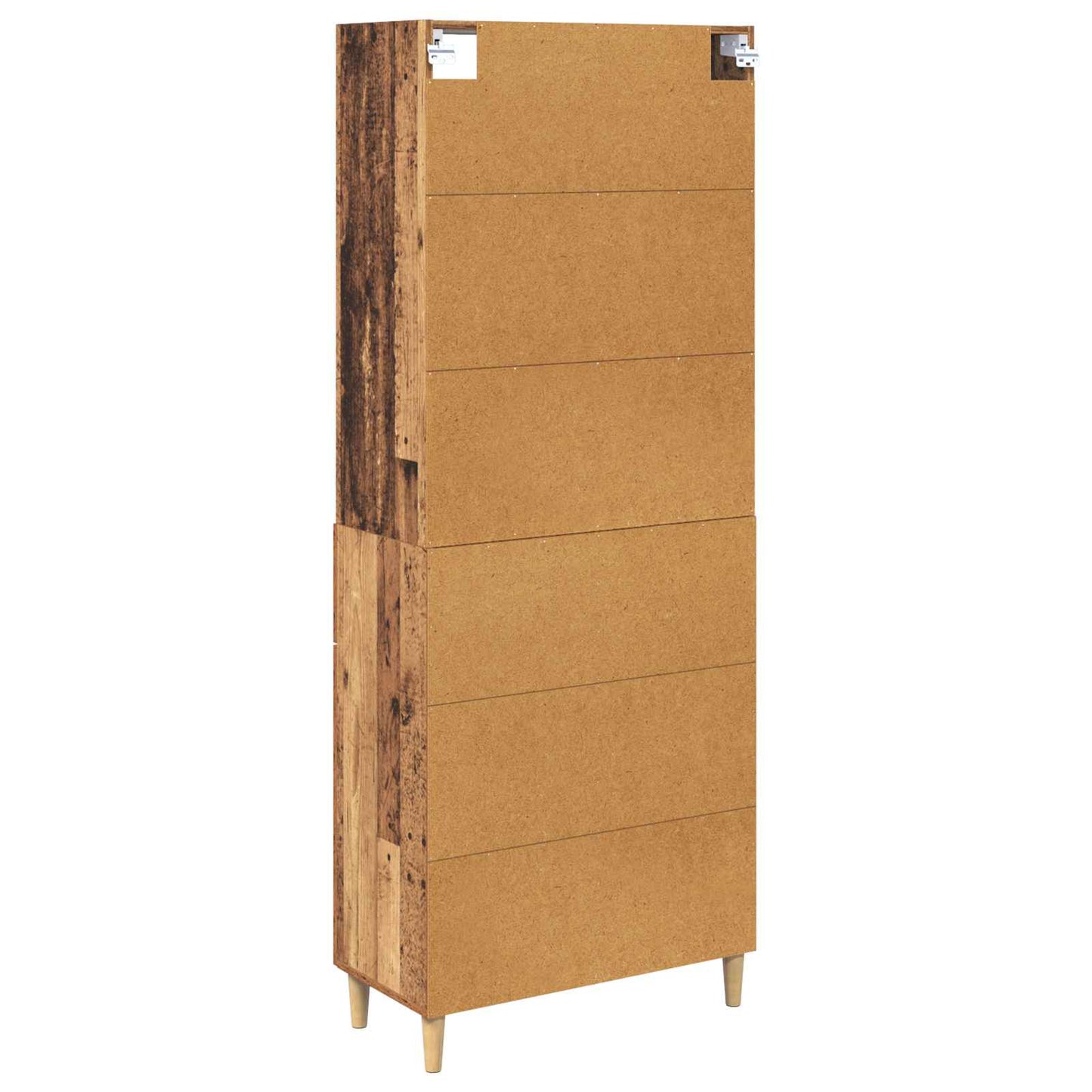 vidaXL Meuble haut en bois de récupération 69,5 x 32,5 x 180 cm, bois d'ingénierie