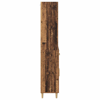 vidaXL Meuble haut en bois de récupération 69,5 x 32,5 x 180 cm, bois d'ingénierie