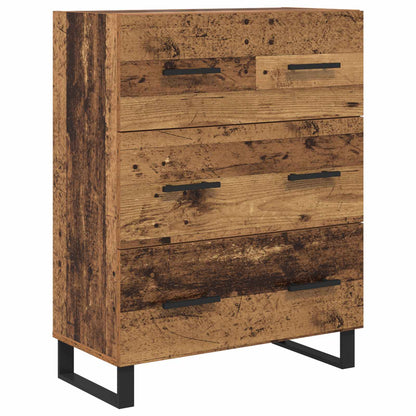 vidaXL Highboard Altholz 69,5 x 34 x 180 cm Holzwerkstoff