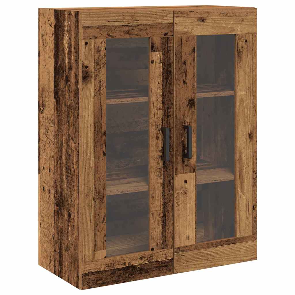 vidaXL Buffet haut avec tiroirs 2 pcs Bois de récupération Bois d'ingénierie