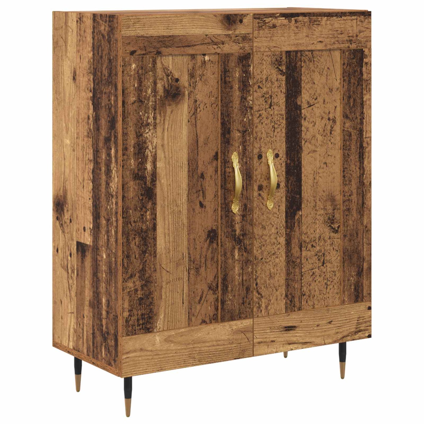 vidaXL Highboard Altholz 69,5 x 34 x 180 cm Holzwerkstoff