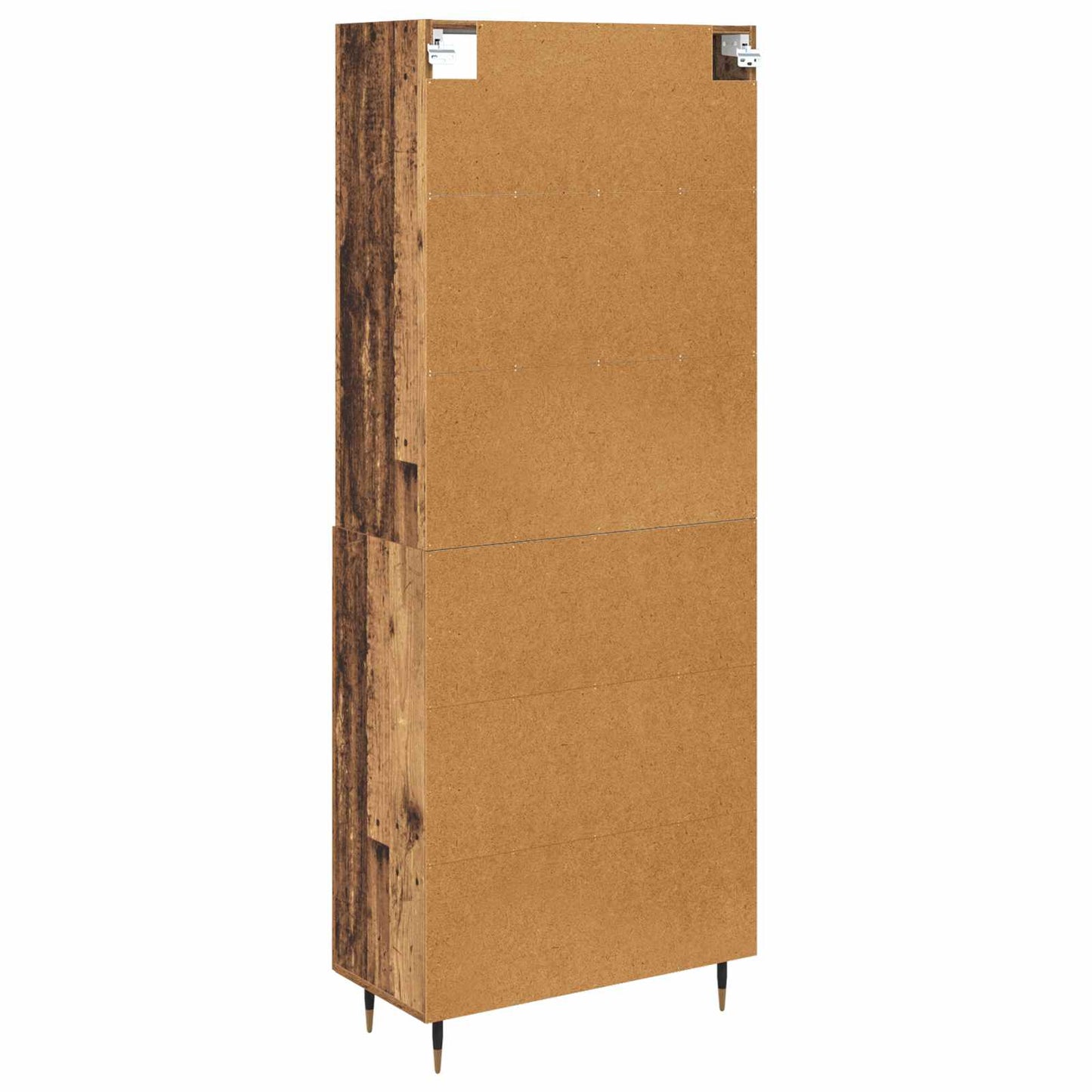 vidaXL Highboard Altholz 69,5 x 34 x 180 cm Holzwerkstoff