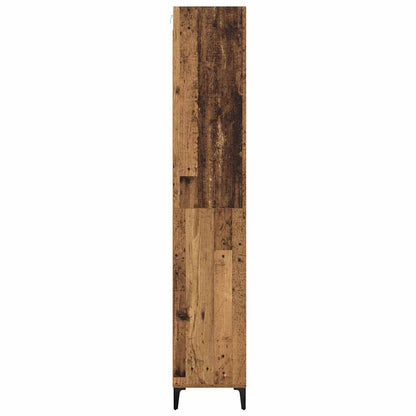 vidaXL Highboard Altholz 69,5 x 34 x 180 cm Holzwerkstoff