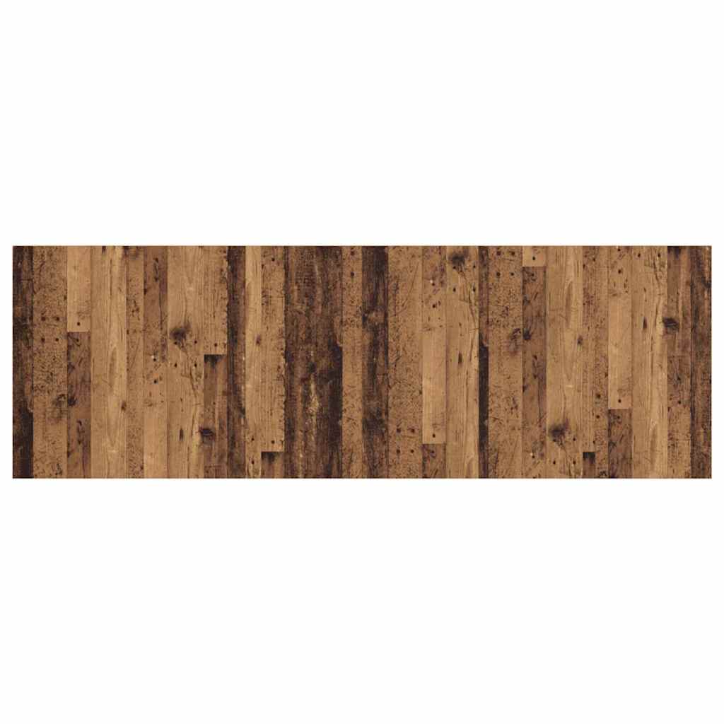 Kopfteil mit Schrank mit Schubladen 3 pcs Altholz Holzwerkstoff