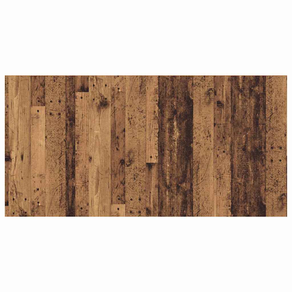 Kopfteil mit Schrank mit Schubladen 3 pcs Altholz Holzwerkstoff