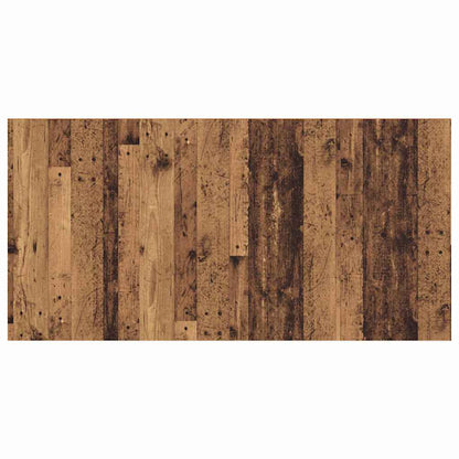 Kopfteil mit Schrank mit Schubladen 3 pcs Altholz Holzwerkstoff