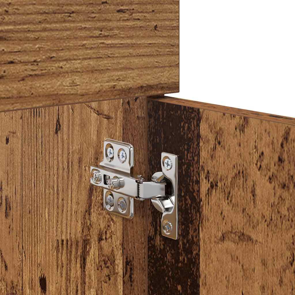 vidaXL Badezimmerschrank Altholz 100 x 38,5 x 46 cm Holzwerkstoff
