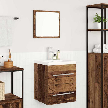 vidaXL Waschbeckenschrank mit Schubladen Altholz 41 x 38,5 x 48 cm