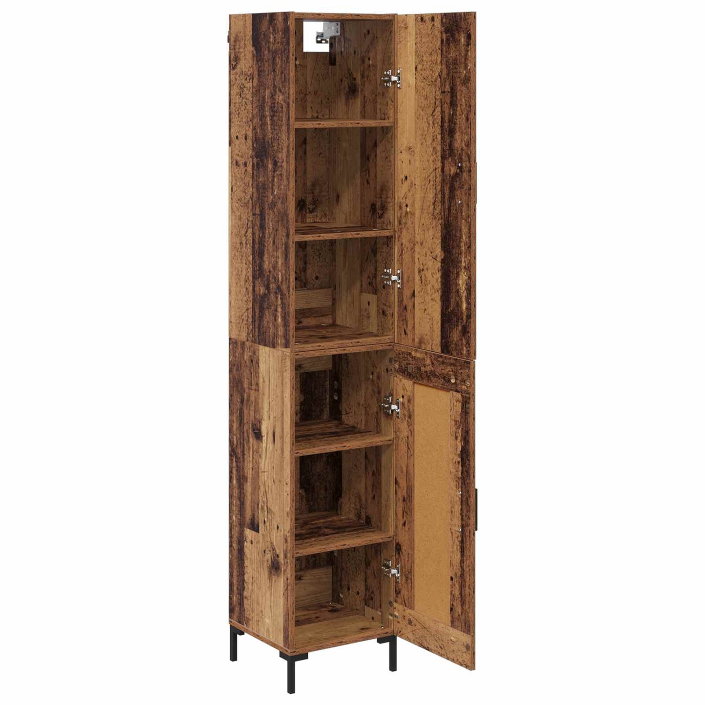 vidaXL Highboard Altholz 69,5 x 34 x 180 cm Holzwerkstoff
