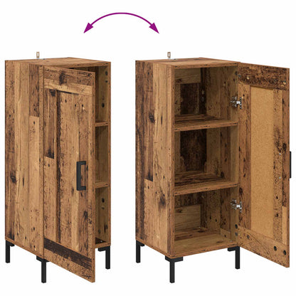 vidaXL Highboard Altholz 69,5 x 34 x 180 cm Holzwerkstoff