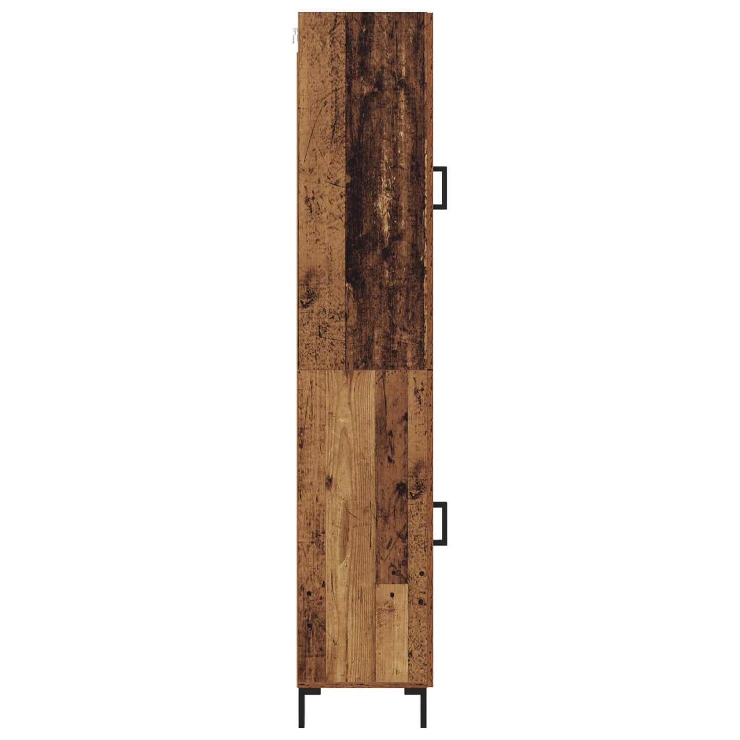 vidaXL Highboard Altholz 69,5 x 34 x 180 cm Holzwerkstoff