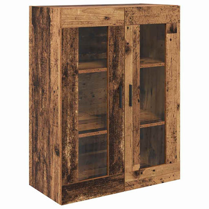 vidaXL Buffet haut avec tiroirs 2 pcs Bois de récupération Bois d'ingénierie