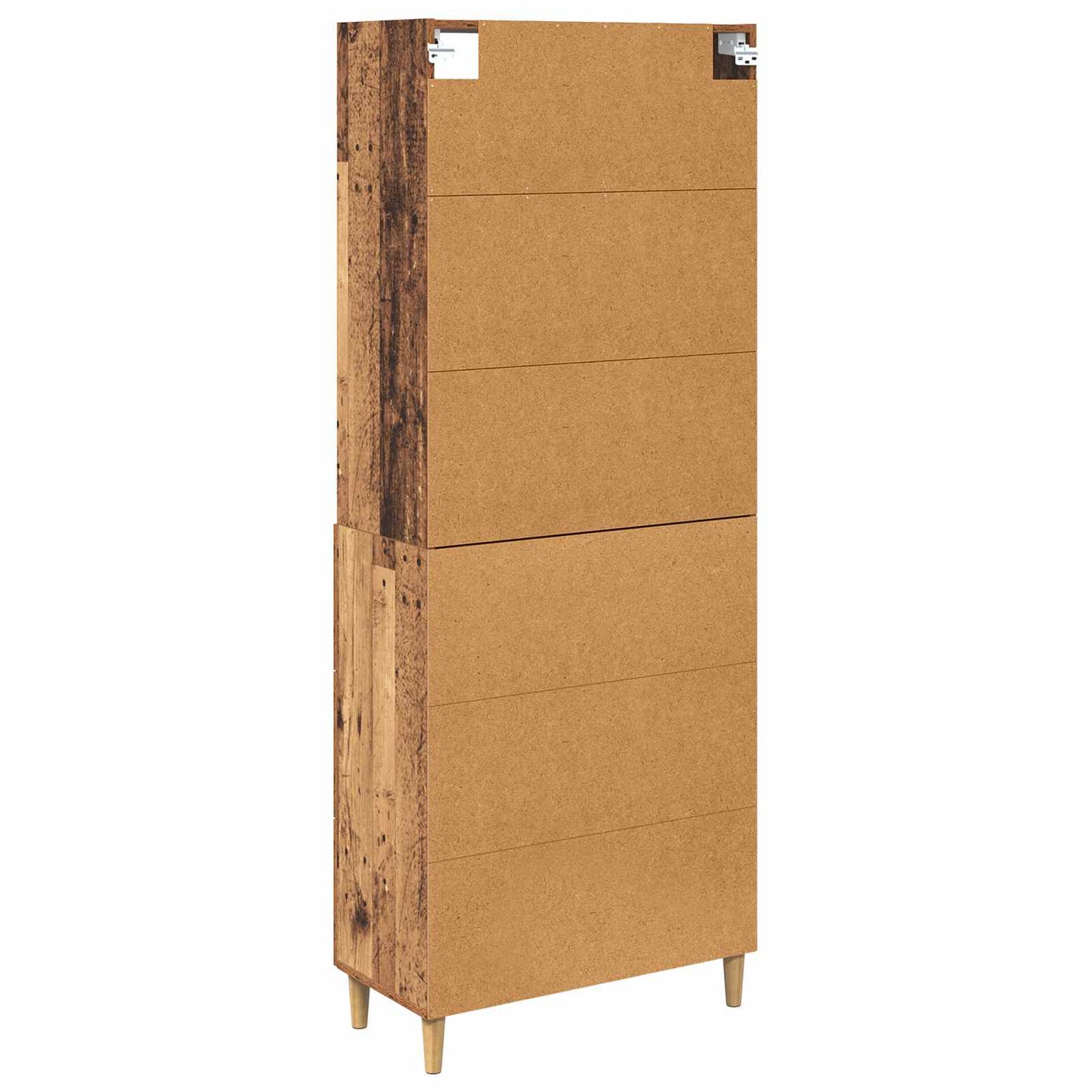 vidaXL Meuble haut en bois de récupération 69,5 x 32,5 x 180 cm, bois d'ingénierie
