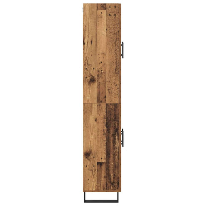 vidaXL Highboard 2 pcs Altholz 69,5 x 34 x 180 cm