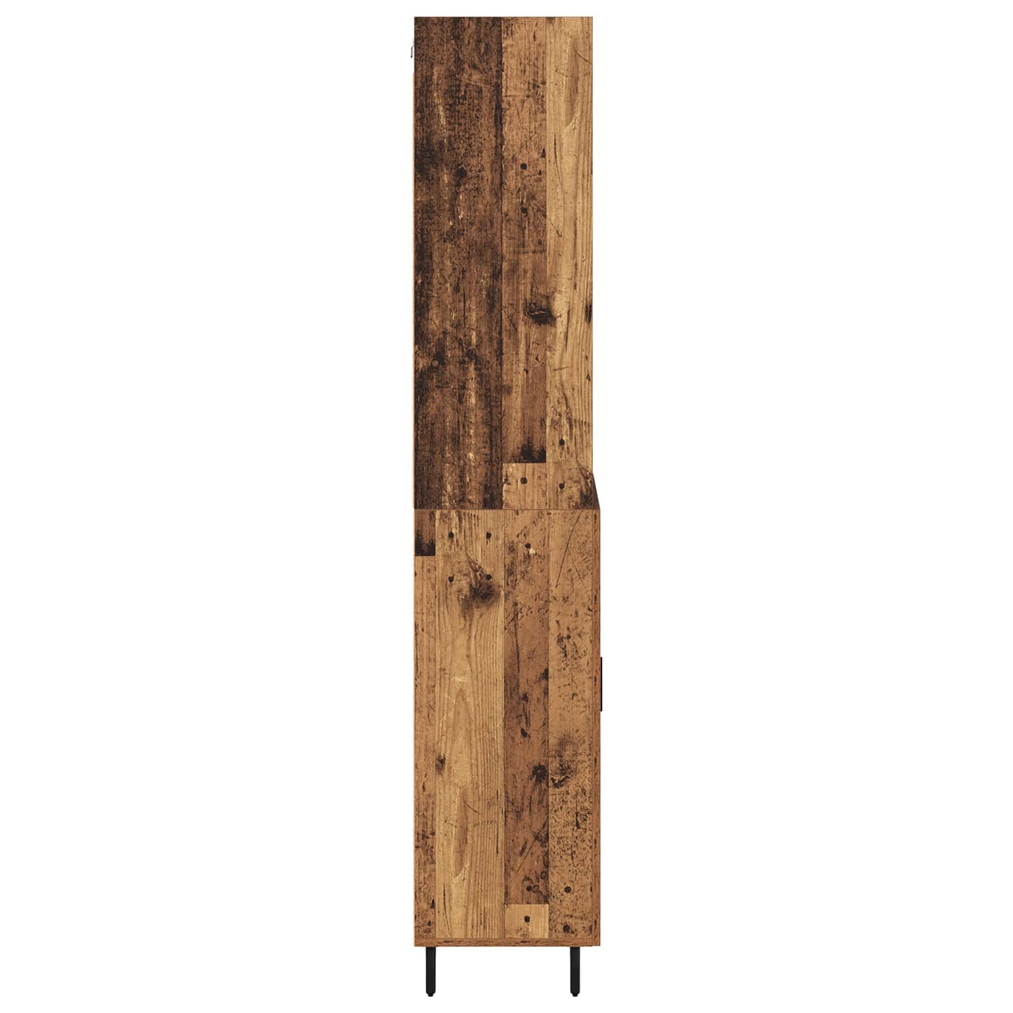 vidaXL Buffet haut avec tiroirs 2 pcs Bois de récupération Bois d'ingénierie